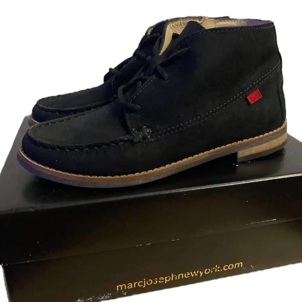 New Marc Joseph New York Child Leather Chukka Ankle Boot with Laces Size 13.5
